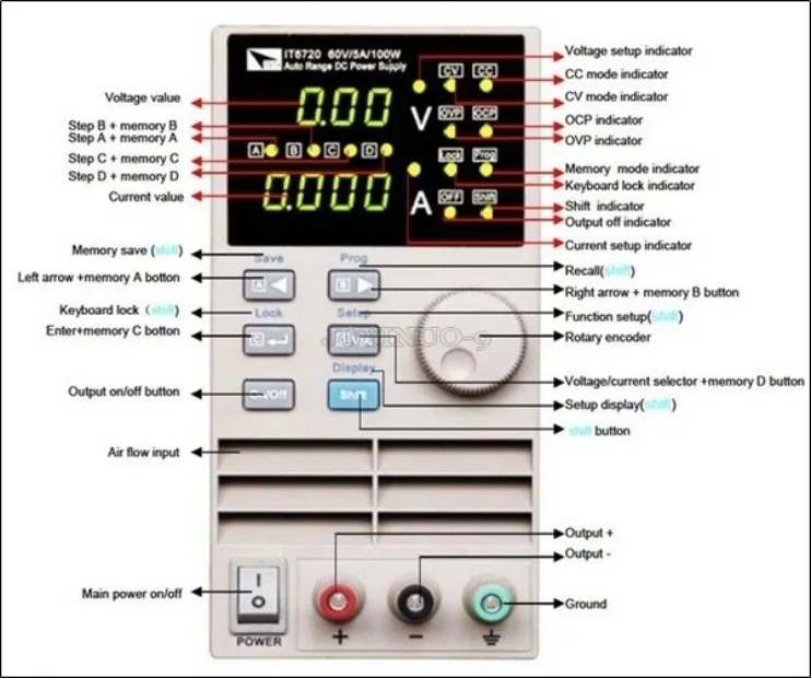 1 Stück Neue Itech IT6720 Prog – Programmable Dc Power Supply 60V 5A Bewertung und Preis
